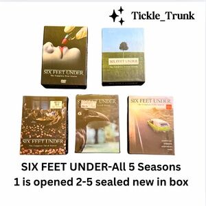 Six Feet Under Complete Series DVD Box Set - Seasons 1-5 (2-5 New Sealed)